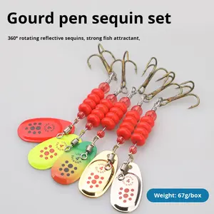 Vente flash - Leurre de pêche à lame rotative, spinnerbait, leurres de pêche, leurre rotatif pour <span class=keywords><strong>la</strong></span> pêche - Product Image 5