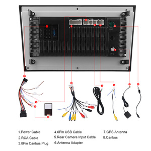 Podo 2 סטריאו מכונית אנדרואיד דין 4 + 64g 7 "משחק אלחוטי/gps אוטומטי אנדרואיד/wifi עבור אופל אסטרא אנטרה vectra קורסה זאפירה odm - Product Image 4