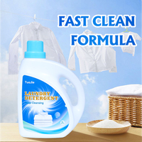 Lessive en poudre à prix compétitif, fabricant OEM chinois, étiquette privée personnalisée, lessive pour vêtements 2L