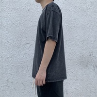 OEM ODM Hochwertige 100% Baumwolle Schwergewichtige Vintage-Waschung Unisex Individuell Bedrucktes Logo Grafik T-Shirt Oversized