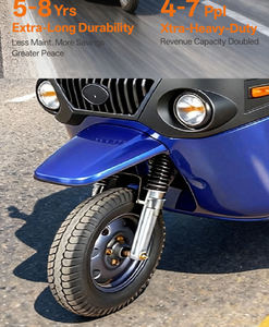 Triciclo Passeggeri a Lungo Raggio 105km, <span class=keywords><strong>Tuk</strong></span> <span class=keywords><strong>Tuk</strong></span> Specifico per l'Africa ad Alta Potenza 72V - Product Image 3