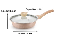 Set Peralatan Masak Panci Casserole Anti Lengket Model Baru, Set Panci dan Wajan Anti Lengket Marmer, Bahan Aluminium Granit