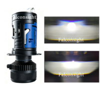Phares LED FalconSight LM7 à faisceau haut et bas, 160W, mini projecteur LED, ampoule de phare de voiture, ampoules de phare LED H4