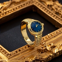 Offre Spéciale bague de montre pour femmes alliage de pierre naturelle bijoux de mode vêtements quotidiens 6 couleurs en gros