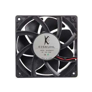 Fábrica a prueba de agua IP55 IP56 DC Mini ventilador de refrigeración sin escobillas 24V Axial CPU 12038 ventilador de ventilación de escape Industrial rodamiento de bolas