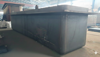Cuve de galvanisation à chaud sur mesure pour bain de zinc fondu dans une ligne de production industrielle de revêtements en acier