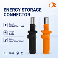 Connecteur droit en cuivre 1500V pour stockage d'énergie, connecteur de borne de batterie au lithium 150A-250A pour système de stockage d'énergie