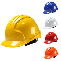 Casque de sécurité de chantier en ABS, personnalisable OEM/ODM avec logo et couleur, type V sans fente, Dolnesrn AQM, vente en gros d'usine