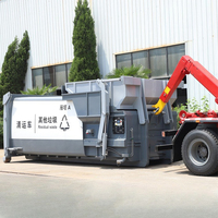 Poubelle extérieure Collect Dump Truck Camion compacteur de déchets pour l'assainissement de l'environnement