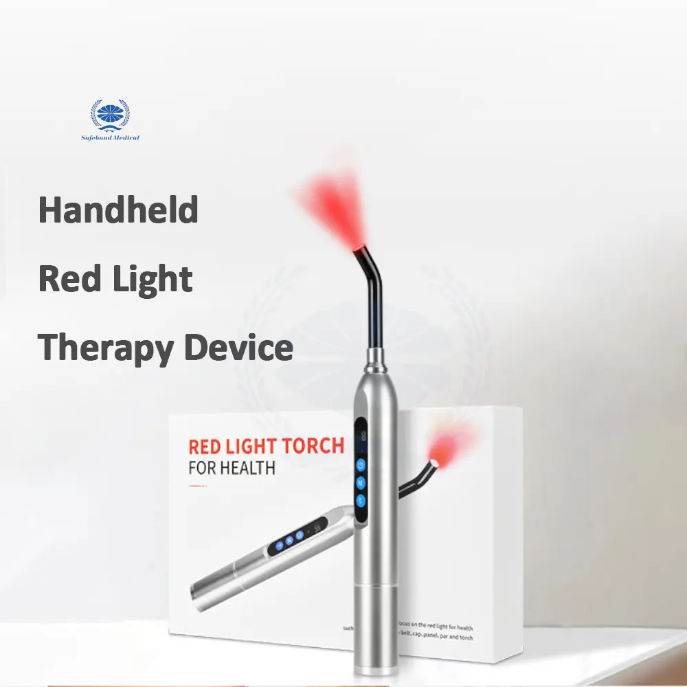 Portable LED red light therapy device Handheld red light therapy oral infrared physiotherapy device