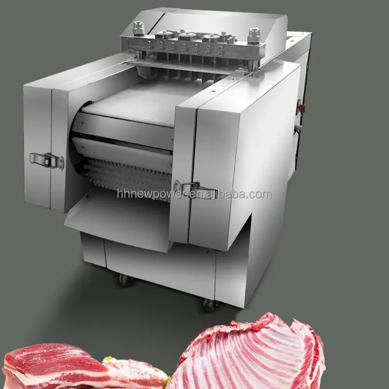 Cortadora inteligente de carne fresca grande industrial cortadora de porciones de carne de pescado