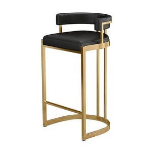 <span class=keywords><strong>Chaise</strong></span> <span class=keywords><strong>de</strong></span> <span class=keywords><strong>bar</strong></span> haute <span class=keywords><strong>de</strong></span> style ferme avec cadre métallique, design nordique <span class=keywords><strong>de</strong></span> luxe léger, <span class=keywords><strong>dossier</strong></span> moderne et minimaliste, pour cafés, bars, usage domestique et table îlot - Product Image 1