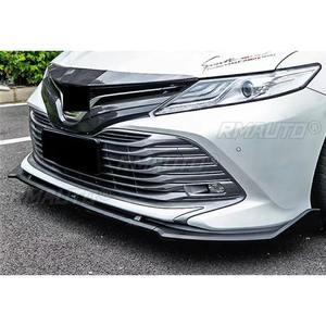 Para Toyota Camry 2018-2020, kit de carrocería con difusor y divisor de labio para parachoques delantero, protector de parachoques negro brillante, pieza de modificación. - Product Image 6