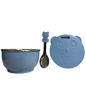 Bol pour enfants de maternelle en acier inoxydable 304, vaisselle isolante tricolore pour bébé, bols isothermes - Product Image 6