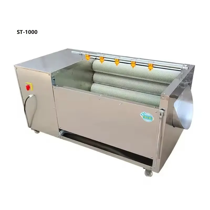 The new high elasticity, high productivity multifunctional peeling machine is perfect for all kinds of root vegetables Cassava