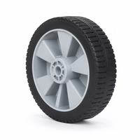 Roue pivotante silencieuse en PP de 6 pouces, sans trace, pour boîte à outils, fabriquée en Chine
