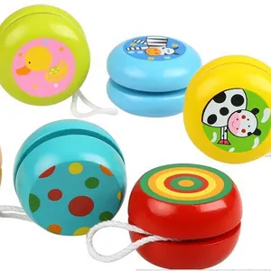 Jouet promotionnel, <span class=keywords><strong>yoyo</strong></span> en bois pour enfants, animal, personnalisé, magique, gratuit - Product Image 1