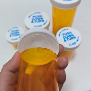 8dr 13dr Flesjes Pil Flesjes Met Kindveilige Dop Lege Medicijnflesjes Met Doppen - Product Image 4