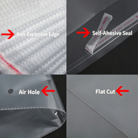 Sac en plastique OPP personnalisé avec fermeture autocollante, sac en polyéthylène transparent, sacs à pain en plastique, emballage en plastique, sac en plastique pour l'emballage du pain