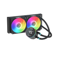 Refroidisseur de processeur liquide AIO ARGB Valkyrie EA5 GA5 Series 360 mm, haute performance, radiateur 360 mm, refroidissement par eau, ventilateurs silencieux