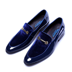 Chaussures de mariage pour hommes sculptées à la main, à bout rond, de haute qualité, style britannique élégant, rehaussantes - Product Image 2