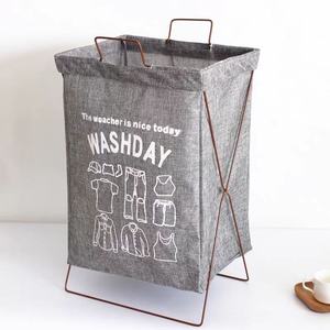 NFS Panier de rangement pliable pour vêtements sales pour la maison, le dortoir ou la salle de bain Sacs et paniers à linge - Product Image 5