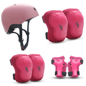 Ensemble de protection pour enfants 7 pièces : casque, genouillères et coudières pour vélo d'équilibre, cyclisme, skateboard et roller - Product Image 1