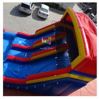Toboggans aquatiques gonflables géants de 18 pieds pour enfants et adultes, toboggan à vagues hautes, toboggans aquatiques gonflables pour le plaisir estival