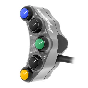 Interrupteur de guidon gauche pour Kawasaki Ninja ZX-10R 2004/2010 (titane) - Product Image 2
