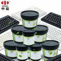 Encre d'impression sérigraphique UV résistante au froid et à la chaleur Zhongyi pour ABS PVC PET BOPP