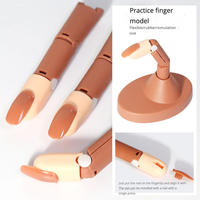 Nail art pratique doigt mobile mécanique joint main nail art modèle prothétique main flexible manucure mettre en œuvre