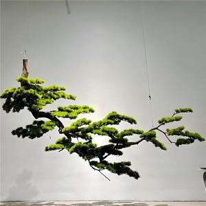 Grand <span class=keywords><strong>arbre</strong></span> de pin artificiel suspendu pour accueil, branches de pin inversées à suspendre, décoration intérieure pour fenêtre, aménagement paysager - Product Image 5