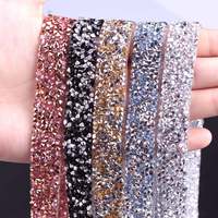 Qiao − bande de strass en cristal, en résine, pierres précieuses, accessoire décoratif pour robe de mariée, vente d'usine