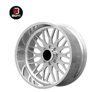 Jantes en alliage d'aluminium forgé sur mesure, multi-rayons concaves, argentées, forgées pour Dodge Ram, BMW, Ford, jantes de voiture de tourisme