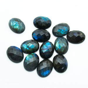 หินลาบราดอไรต์ทรงวงรีขนาด12*16*4มม. สำหรับฝังเครื่องประดับ - Product Image 1