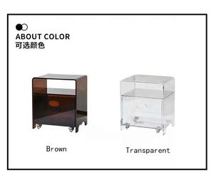 <span class=keywords><strong>Table</strong></span> d'appoint moderne en <span class=keywords><strong>plexiglas</strong></span> acrylique pour chambre à coucher ou salon <span class=keywords><strong>Table</strong></span> basse <span class=keywords><strong>de</strong></span> chevet pour hôtels ou appartements - Product Image 6