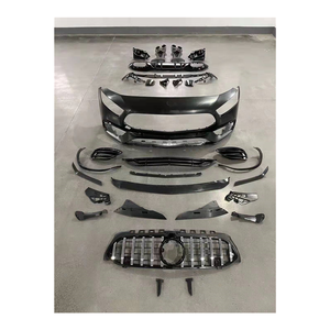 Sistema de carrocería de coche de alta calidad, parachoques delantero y trasero con rejilla para <span class=keywords><strong>Mercedes</strong></span> <span class=keywords><strong>Benz</strong></span> Clase A W177, cambio A <span class=keywords><strong>A45S</strong></span> <span class=keywords><strong>AMG</strong></span> 2020, kit de carrocería - Product Image 1