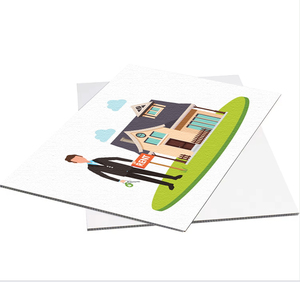 Panneau d'affichage en plastique PP hollo imperméable à l'eau personnalisé pour la <span class=keywords><strong>location</strong></span> et la vente de maisons avec piquets en H - Product Image 2