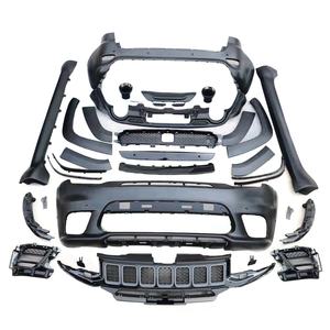 Parachoques para <span class=keywords><strong>Jeep</strong></span> <span class=keywords><strong>Grand</strong></span> <span class=keywords><strong>Cherokee</strong></span> 2017-2021, Conversión a Modelo <span class=keywords><strong>SRT</strong></span> con Parachoques Delanteros, Rejillas, Difusor Trasero y Capó - Product Image 3
