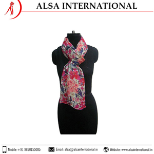 Bufandas de viscosa de alta calidad Último diseño Chales y bufandas tradicionales Precio DE LA India - Product Image 5