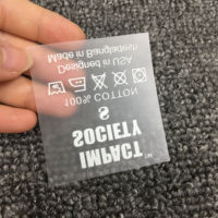 硅胶传热标签橡胶传热标签定制颈部标签标志传热印刷