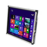 Moniteur tactile complet de 17 pouces, étanche, OEM, ODM EXW, avec cadre ouvert, pour jeux d'extérieur, Java, écran LCD 17 pouces (onde acoustique), haute qualité