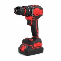 Kit de perceuse à percussion sans fil 21V, moteur sans balais, vitesse variable, couple maximal de 40 Nm, 2 batteries, chargeur, qualité industrielle, mandrin de 10 mm