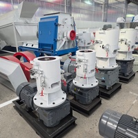 Machine de fabrication de granulés d'alfalfa et d'aliments pour animaux à haute productivité avec moteur de 55 kW, production de 100 à 1000 kg/h