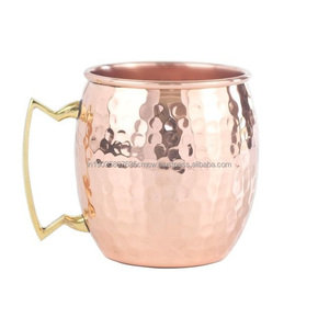 Tasses en cuivre de qualité supérieure tasse martelée nouveau Design tasse en cuivre en métal pour boire et maison cuisine table décorative - Product Image 6