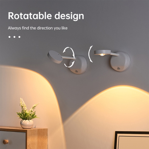 Luz nocturna con Sensor de movimiento, luz LED USB inalámbrica para cocina, dormitorio, Mural, Sensor de sala de estar, lámpara de pared, iluminación interior, LED USB - Product Image 4