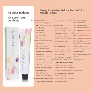 JiaYing Crema Colorante per Capelli Biologica Semi-Permanente Senza Ammoniaca, Colore Arancione Sporco <span class=keywords><strong>e</strong></span> Bianco, per Coprire i Capelli <span class=keywords><strong>Grigi</strong></span> degli Uomini - Product Image 2