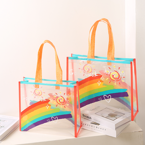 Bolsas de Plástico OPP/CPP Personalizadas al por Mayor con Asa de Listón, Bolsas de <span class=keywords><strong>Compras</strong></span> para Uso en Tiendas - Product Image 2