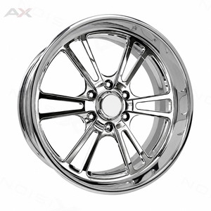 Jantes forgées en aluminium 2 pièces, 22, 24, 26 pouces, 6x135, 6x139.7, à lèvre souple polie, 6 branches, pour Ford F150, Chevy Silverado - Product Image 1