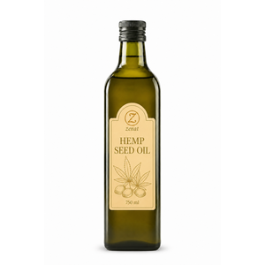 Huile de graines de chanvre vierge, qualité cosmétique et alimentaire, bouteille de 750 ml - Product Image 1